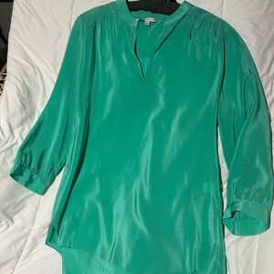 Amanda Uprichard Vibrant Green Blouse